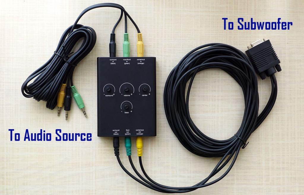 Logitech Z5500 Speakers Replacement Control Pod Post636 Subwoofer